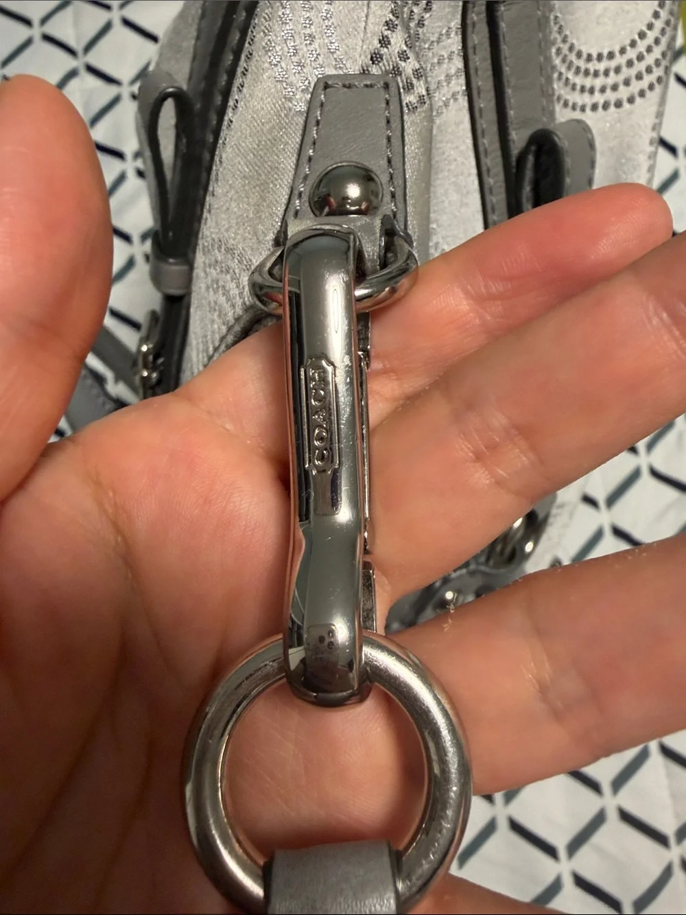 Coach Madison Dotted Op Art Sophia Satchel